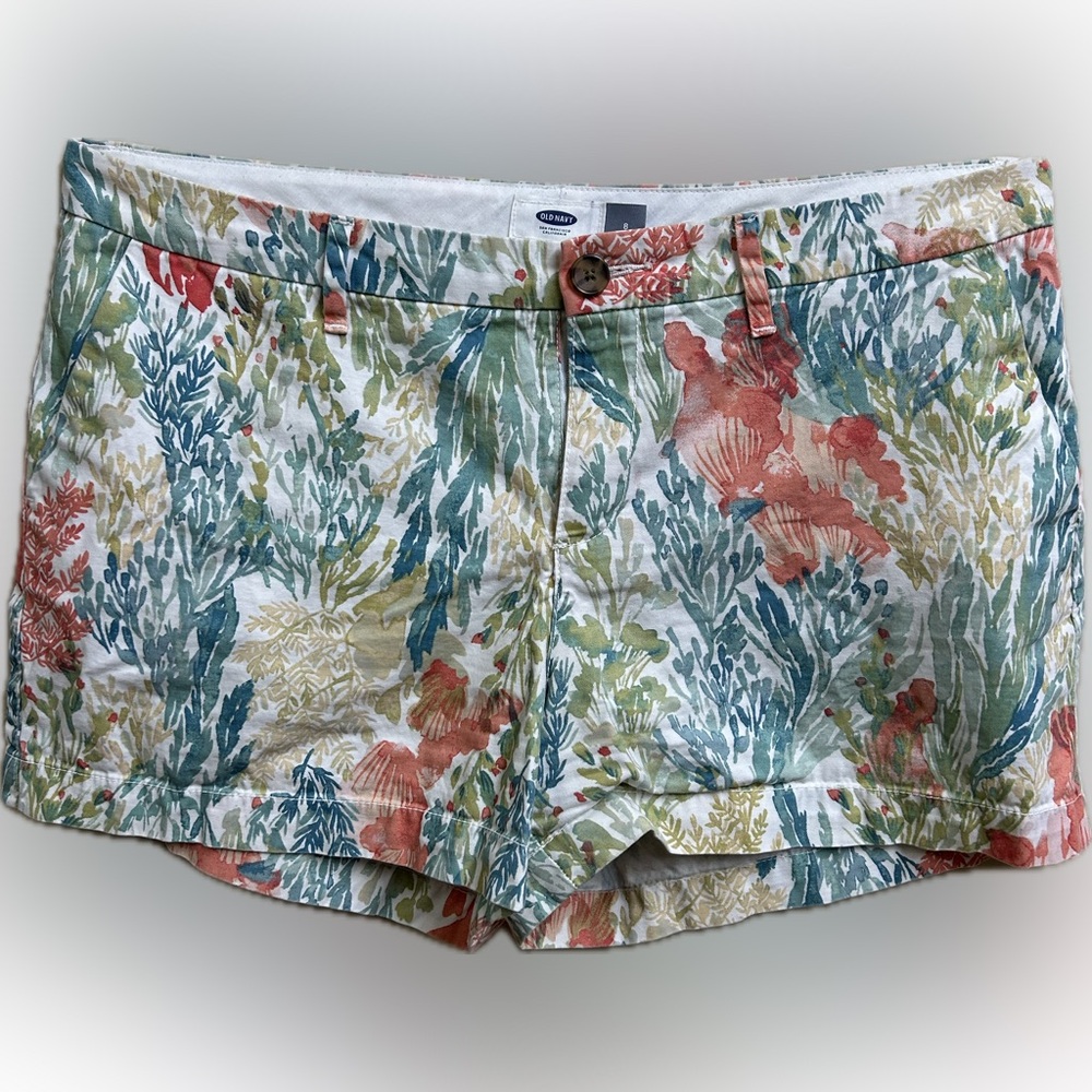🔥5/$35🔥 Old Navy Tropical Print Shorts - Picture 3 of 6